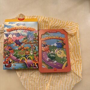 New McDonaldland Fry Friends Tin Collectible Passport Stickers Postcards 2025